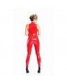Angelica Red vinyl catsuit jumpsuit by Patrice Catanzaro