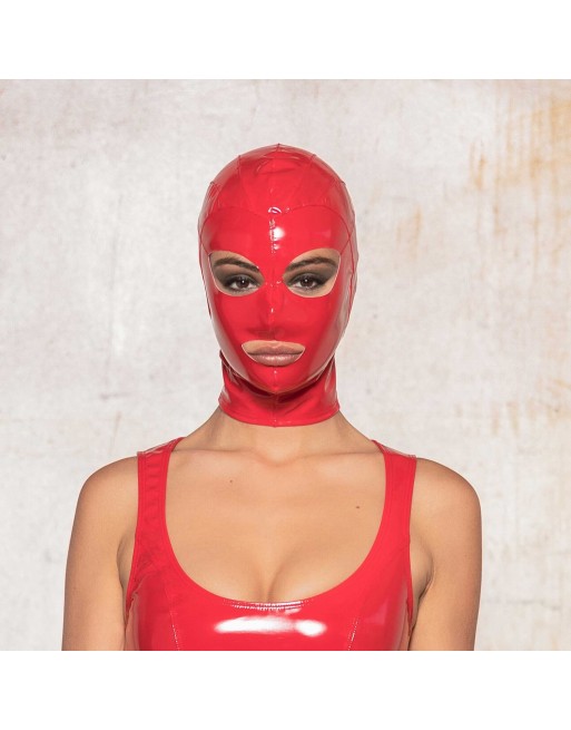 Givre Red Vinyl Balaclava