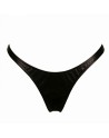S.String Faux leather thong