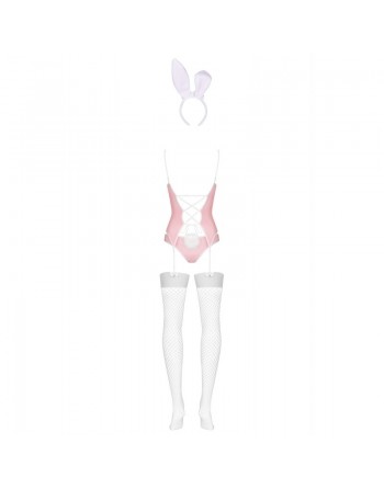 Bunny suit 4 pcs costume pink