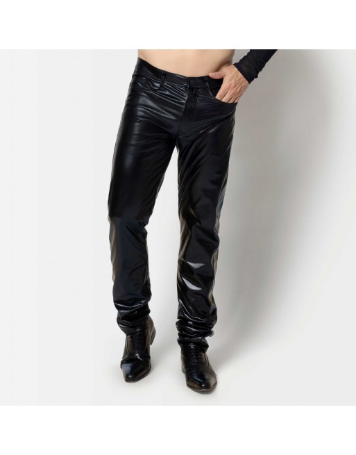 Shawn Black wetlook pants