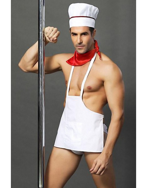 Tenue de cuisinier sexy - 4 pièces Tenue de cuisinier sexy - 4 pièces