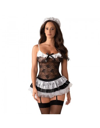 Housemaid 5 pcs Costume - Black  White