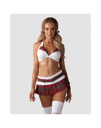 Schooly Costume White and red