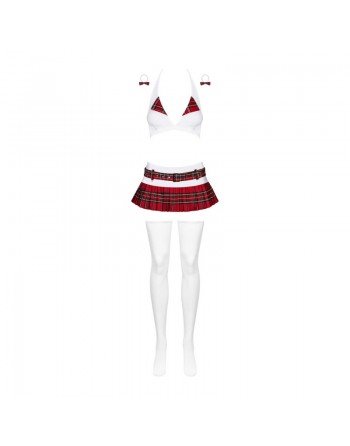 Schooly Costume White and red