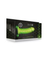 Gode-ceinture creux phosphorescent  18cm - Ouch