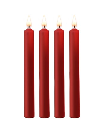 4 bougies SM rouges Large - Ouch!