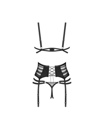 Lune Bellis 3 pieces open set set - Black