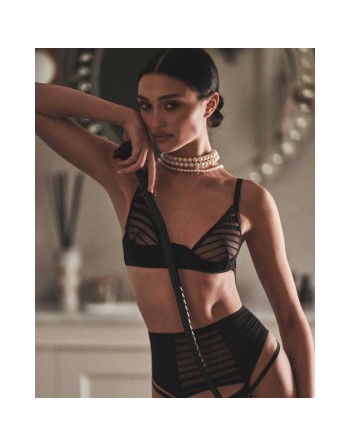 Lune Bellis 3 pieces open set set - Black