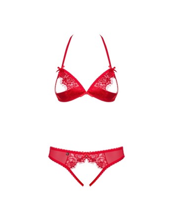 870-SEC-3 Ensemble ouvert 2 pcs - Rouge