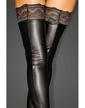 Bas wetlook Superstar F135 by Noir HandMade