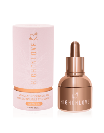 Huile sensuelle stimulante avec 300 mg de CBD 30 ml