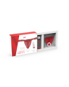 Red brazilian panty - Lingerie and sliding gel