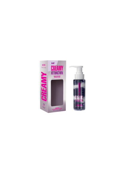 Creamy attraction - Crème et gel de massage embrassable à la mûre