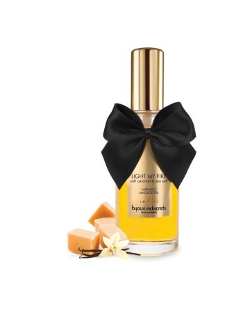 Kissable massage oil - hot sensation - Sweet fudge