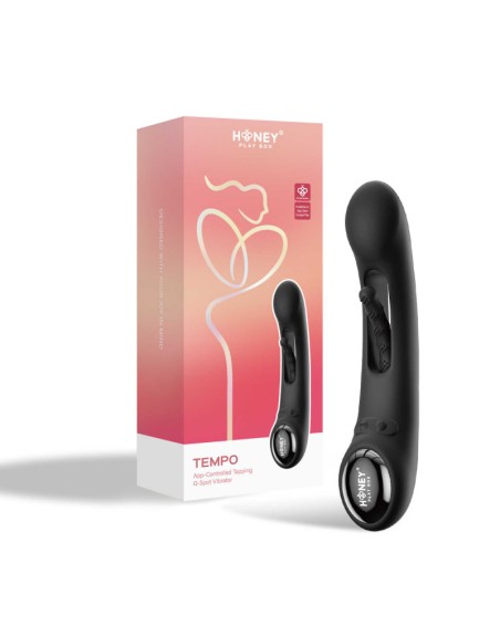 Tempo pressure sensing vibrator Black