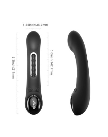 Tempo pressure sensing vibrator Black