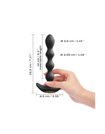 The vibrating anal beads Flexi Balls