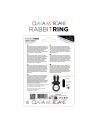 Rabbit Ring Clara Morgane - Black