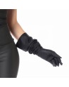 Black neopren long gloves